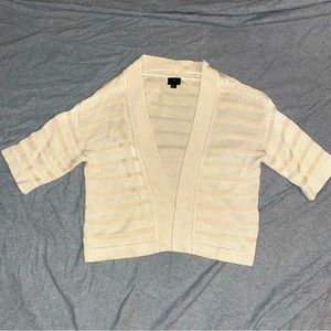 Worthington Knit Cardigan Beige Womens Medium